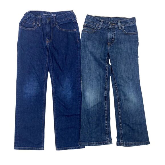Gap Kids Wrangler Jean Bundle Size 8 Boys - Picture 1 of 8
